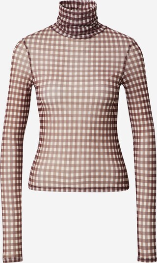 LeGer by Lena Gercke Shirt 'Tamina' in Brown / White, Item view