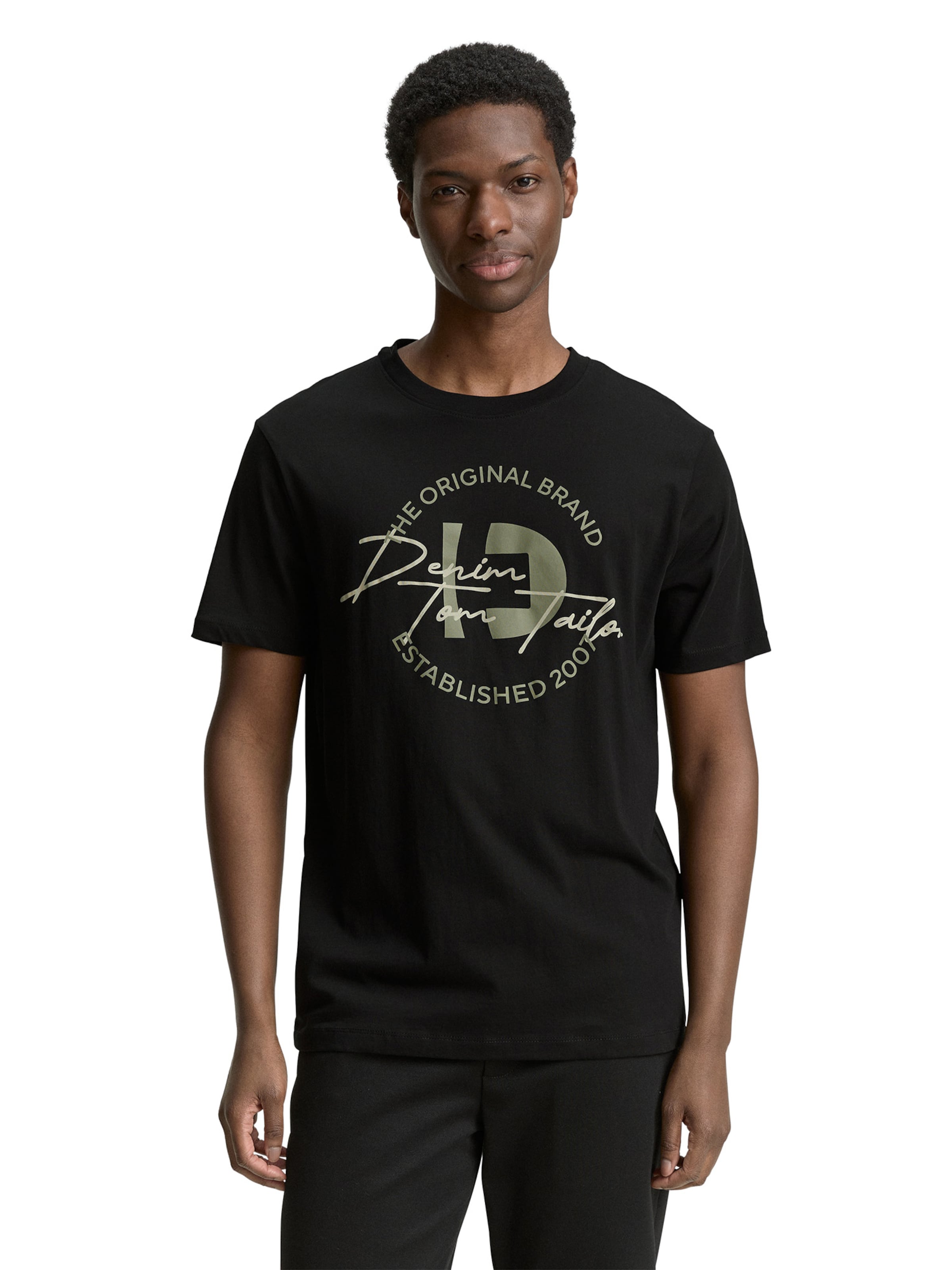 TOM TAILOR DENIM T-Shirt in Blau: Vorderseite