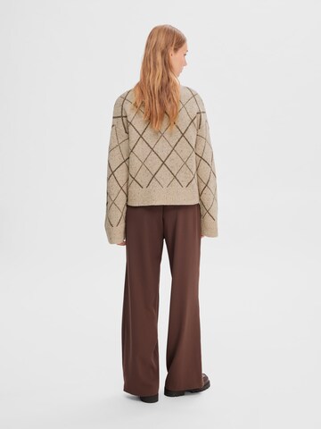 Cardigan 'Faril' SELECTED en beige