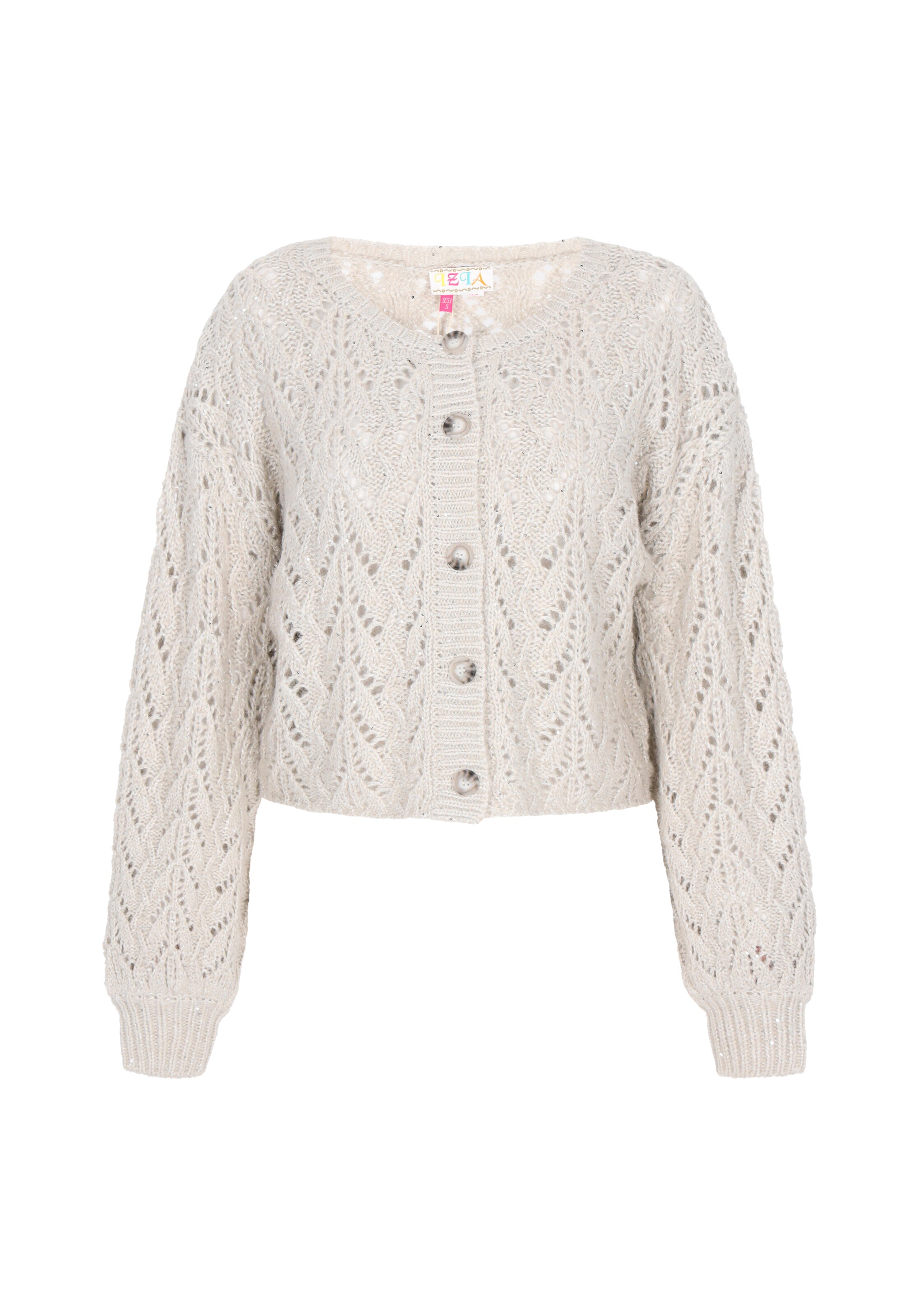 IZIA Kofta i grå: framsida