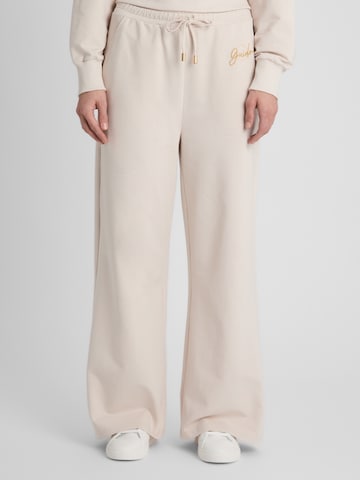 Guido Maria Kretschmer Women Voľný strih Nohavice 'Georgina' - Béžová: predná strana