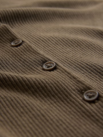 The Set Strickjacke in Braun