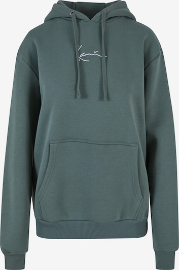 Karl Kani Sweatshirt em verde escuro / branco, Vista do produto
