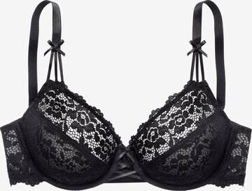 VIVANCE T-shirt Bra in Black: front