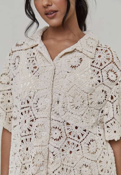 South Beach Chemisier en crème, Vue avec produit