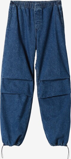 Bershka Jeans cargo en bleu denim, Vue avec produit