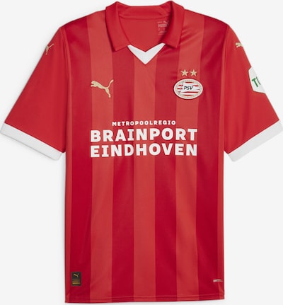 PUMA Maillot 'PSV Eindhoven' en or / rouge / canneberge / blanc, Vue avec produit
