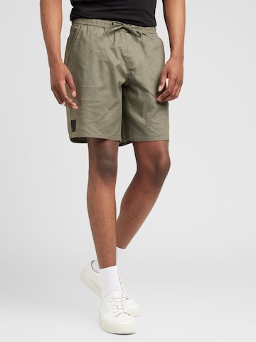 Regular Pantaloni outdoor 'Redmont' de la VAUDE pe verde: față