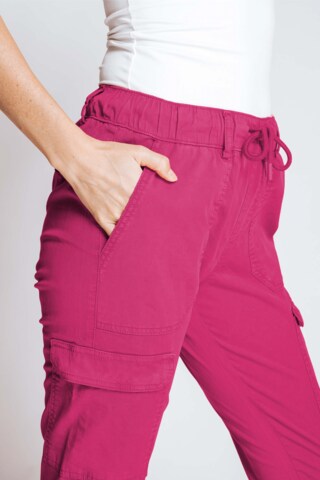 Zhrill Slim fit Cargo Pants in Pink