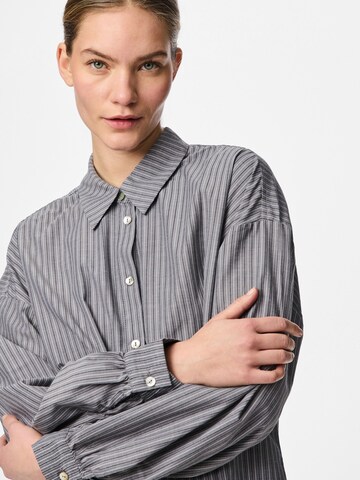PIECES Blouse 'PCFolli' in Grey