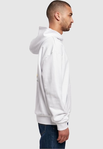 MT Upscale Sweatshirt 'NY Taxi' in White