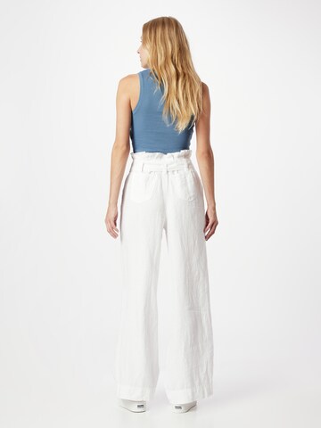 TOPSHOP Loose fit Trousers in White