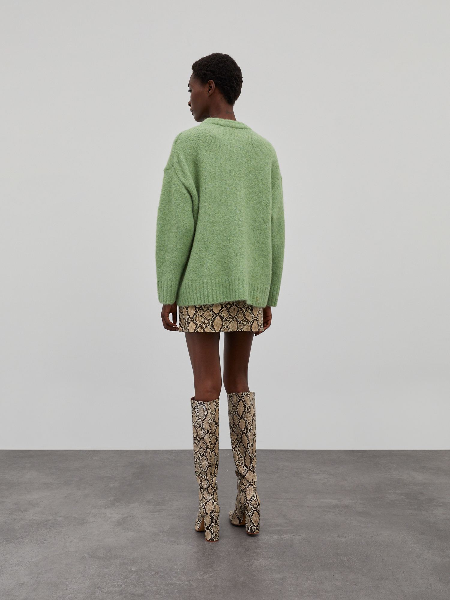 Abbigliamento Donna EDITED Pullover Elyse in Verde Sfumato 