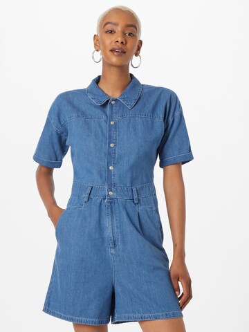 Tuta jumpsuit 'DENISE' di Noisy may in blu: frontale