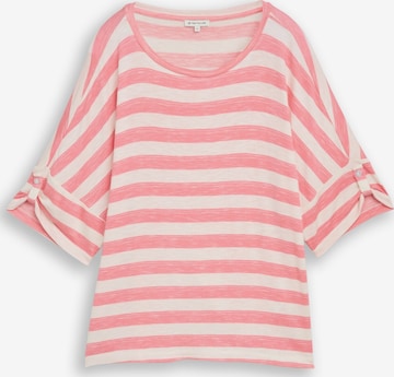 T-shirt TOM TAILOR en beige : devant