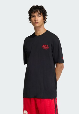 ADIDAS ORIGINALS T-Shirt 'Varsity' in Schwarz: Vorderseite