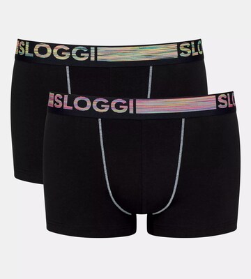 SLOGGI Boxeralsók - fekete: elől