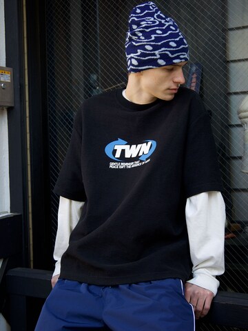 Maglietta di Bershka in nero: frontale