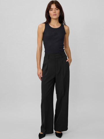 Wide Leg Pantalon à pince My Essential Wardrobe en noir