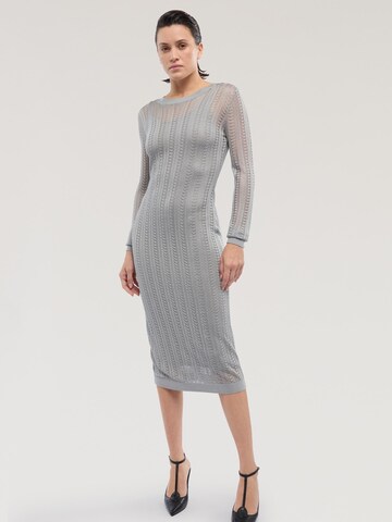 Trussardi Jurk in Grijs: voorkant