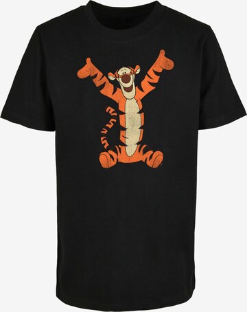 ABSOLUTE CULT Shirt 'Winnie The Pooh - Tigger Classic' in Black: front