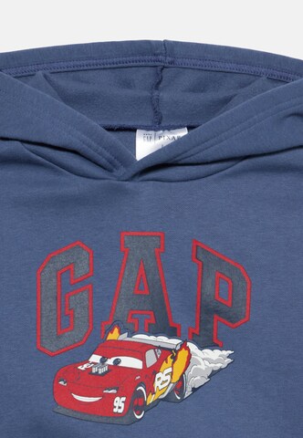 GAP Sweatshirt 'DIS CARS' i blå