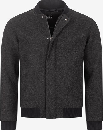 INDICODE JEANS Between-Season Jacket in Grey: front
