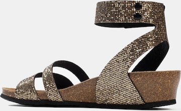 Bayton Sandal 'OTRANTE' i guld