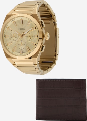 FOSSILAnalogni sat - smeđa boja: prednji dio