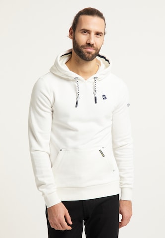 Schmuddelwedda Sweatshirt in White: front