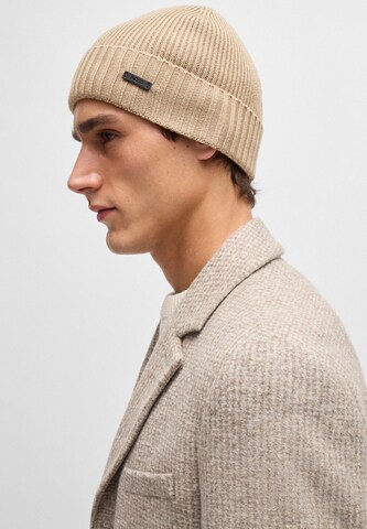 BOSS Beanie 'Fati' in Beige