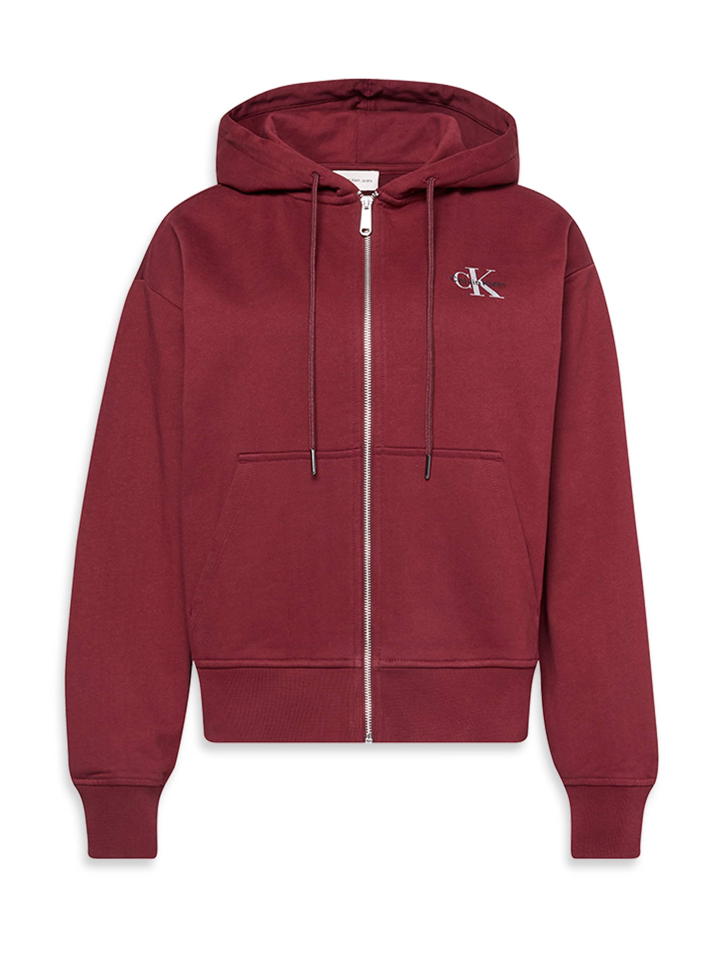 raudona Calvin Klein Jeans Džemperis: priekis