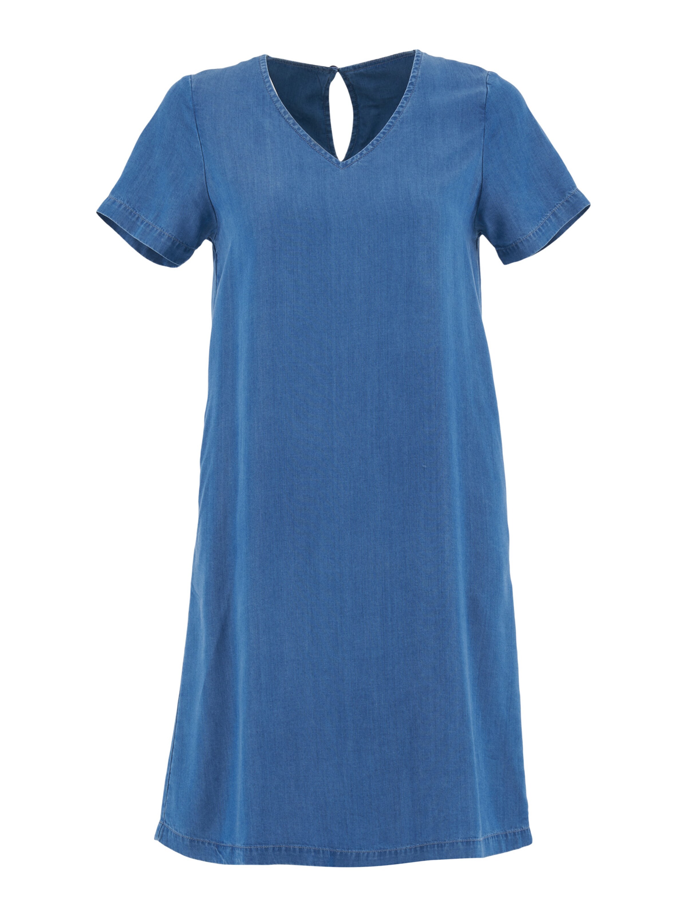 Organication Kleid in Blau: Vorderseite
