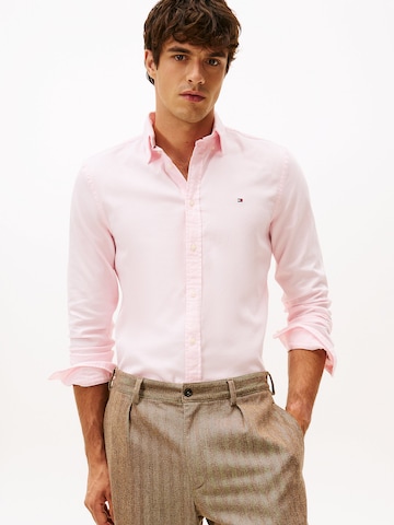 TOMMY HILFIGER Regular fit Button Up Shirt in White: front