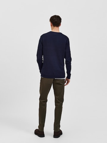SELECTED Pullover 'Maine' in Blau