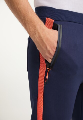 Mo SPORTS Tapered Trousers in Blue