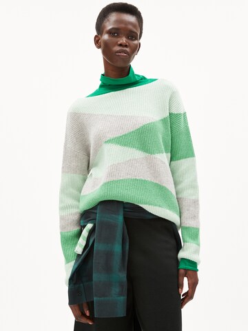 ARMEDANGELS Sweater 'MIYAA' in Green: front