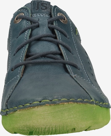 JOSEF SEIBEL Lace-Up Shoes 'Fergey' in Blue