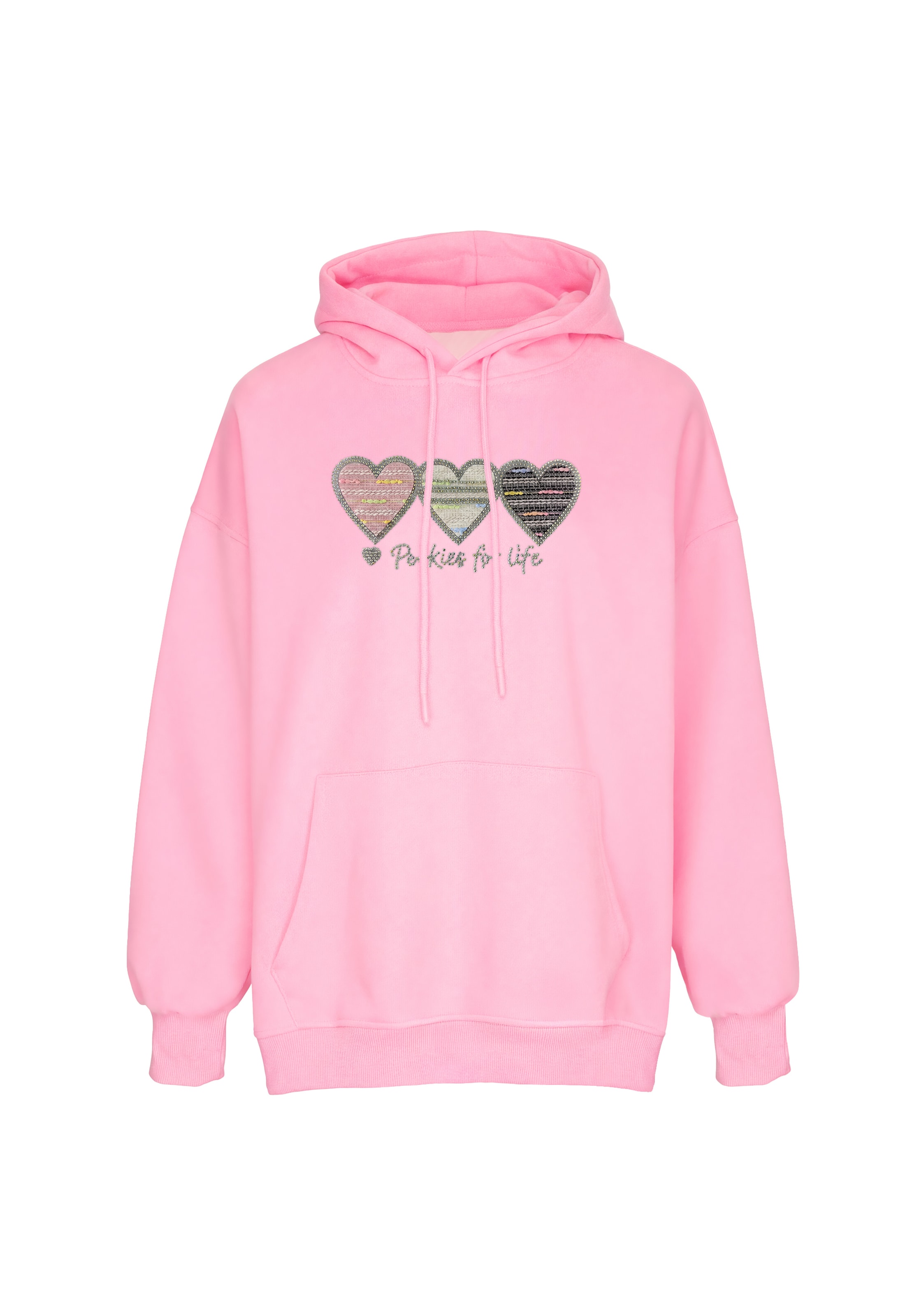 Sweat-shirt MYMO en rose : devant