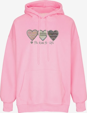 Sweat-shirt MYMO en rose : devant