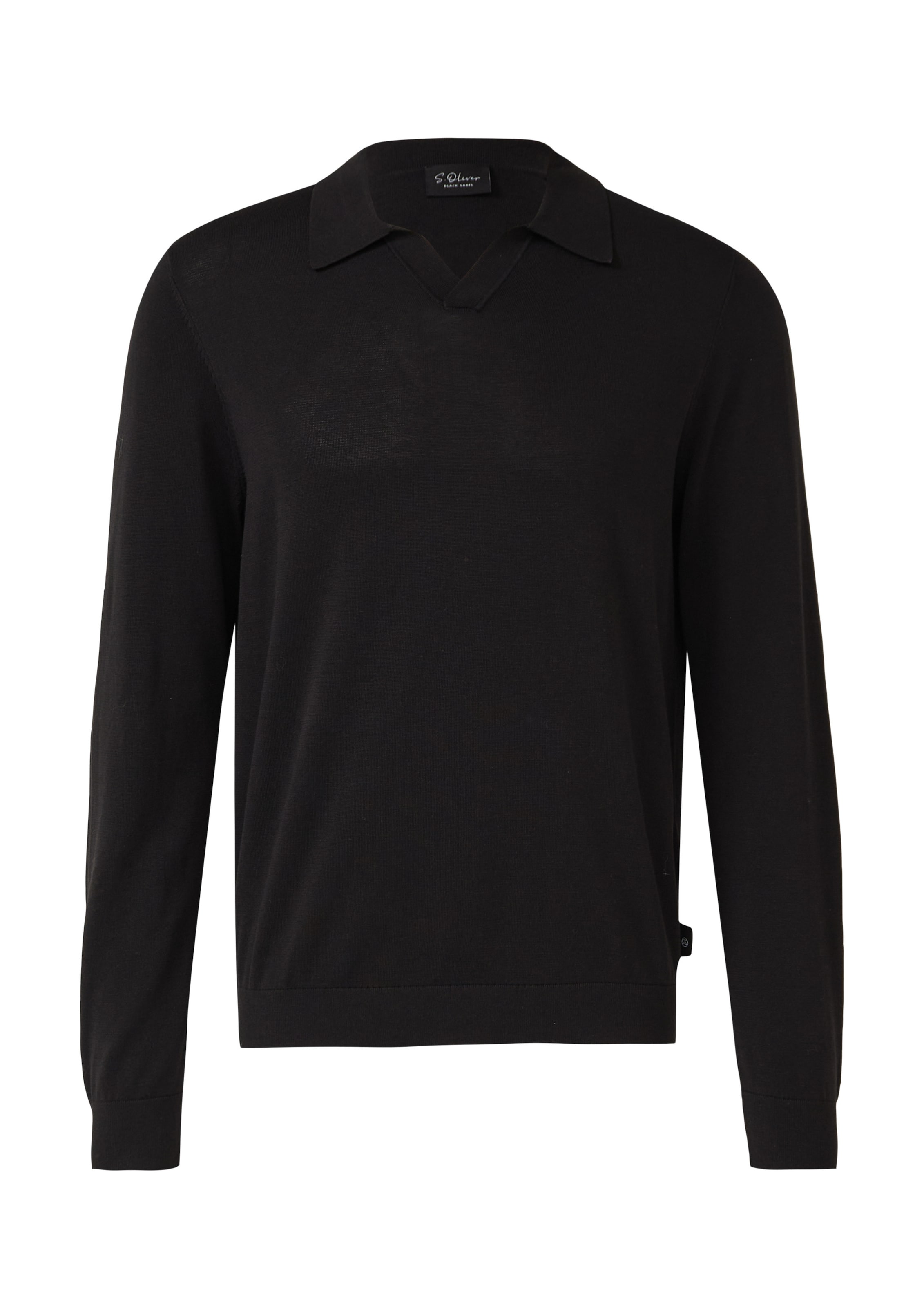 s.Oliver Pull-over en noir, Vue avec produit
