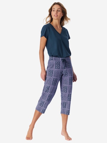 Pantalon de pyjama ' Mix Relax ' SCHIESSER en bleu
