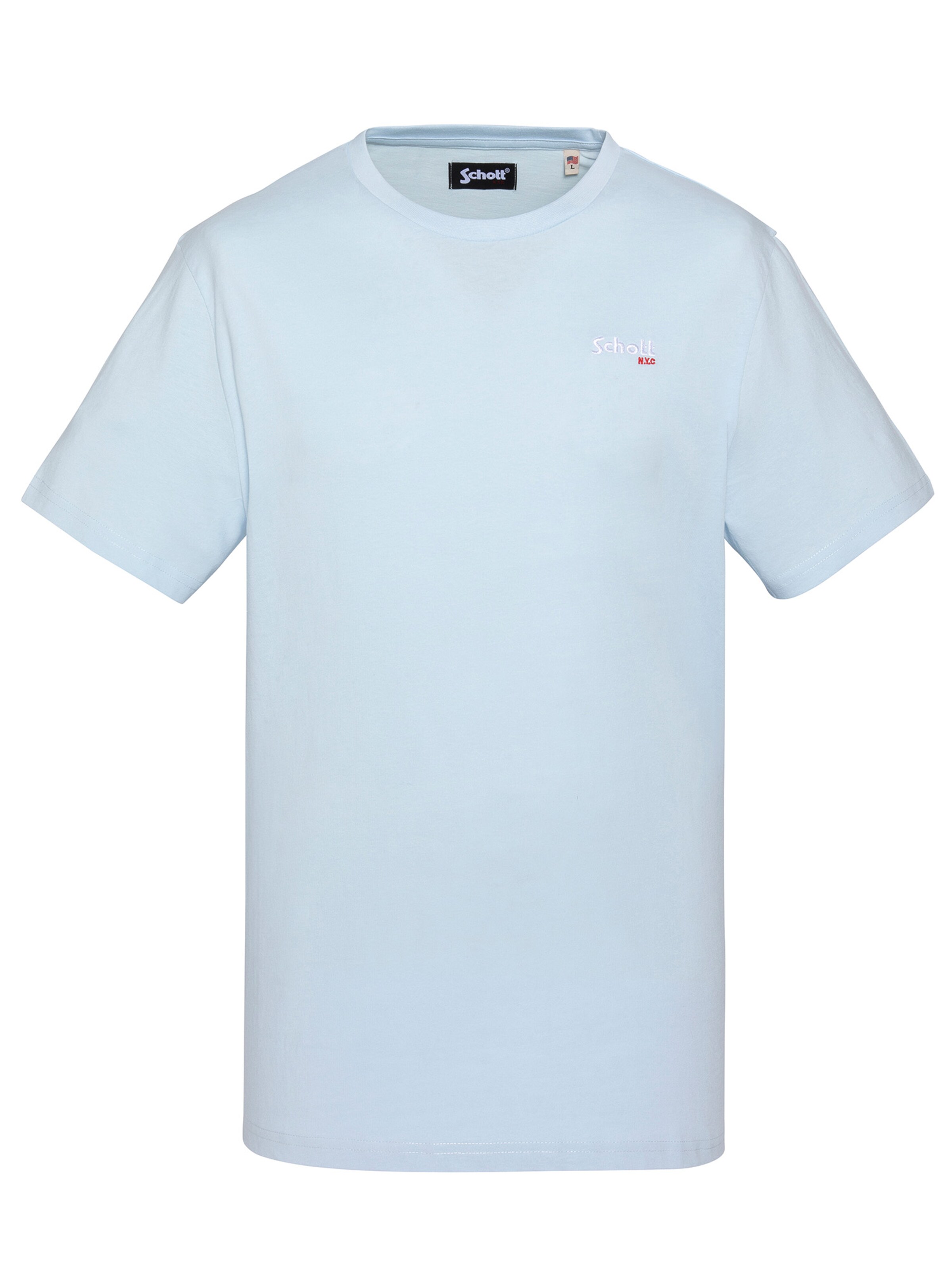 Schott NYC Shirt‌‌‌‌‌‌‌ in 4XL/Tall in himmelblau, Produktansicht