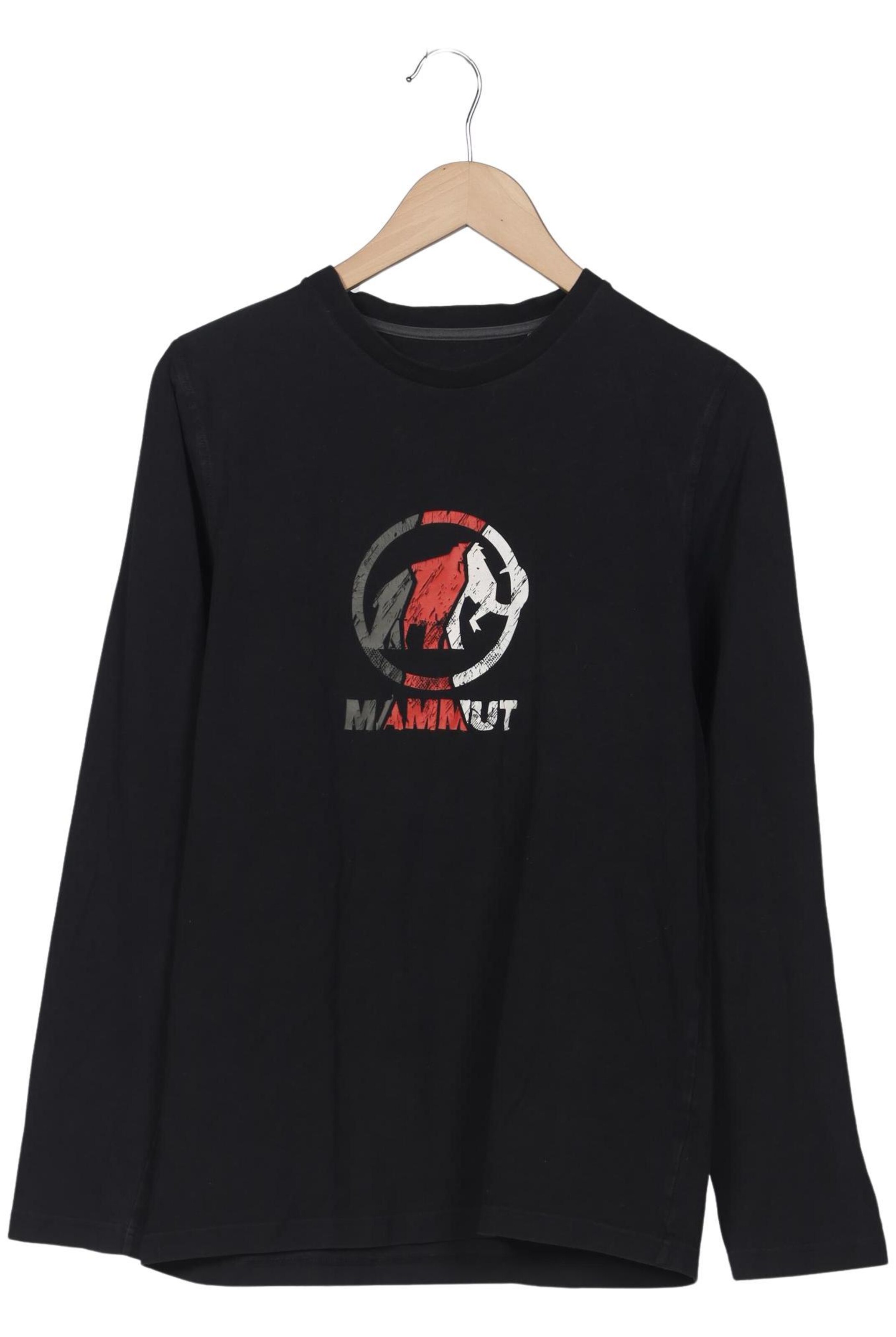 MAMMUT Sweatshirt & Zip-Up Hoodie in L in Black: front