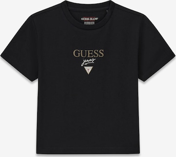 GUESS JEANSMajica 'BABY BAKER' - crna boja: prednji dio