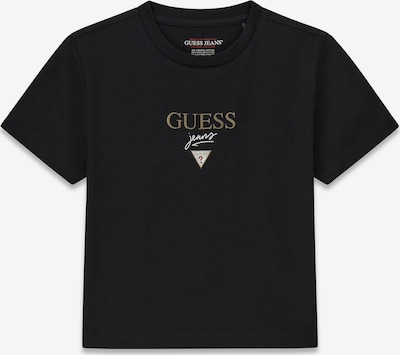 Marškinėliai 'BABY BAKER' iš GUESS JEANS, spalva – ruda / juoda / balta, Prekių apžvalga