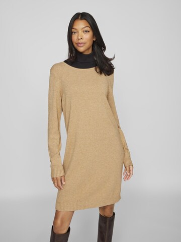 VILA Knit dress in Brown