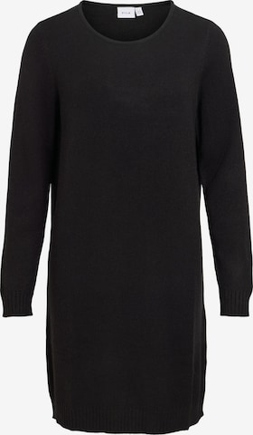 Robes en maille VILA en noir : devant