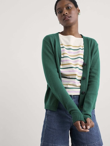 Cardigan 'Kelyn' Seasalt Cornwall en vert : devant