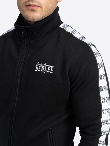 Benlee - Sudadera con cremallera deportiva 'Cuningham' en negro